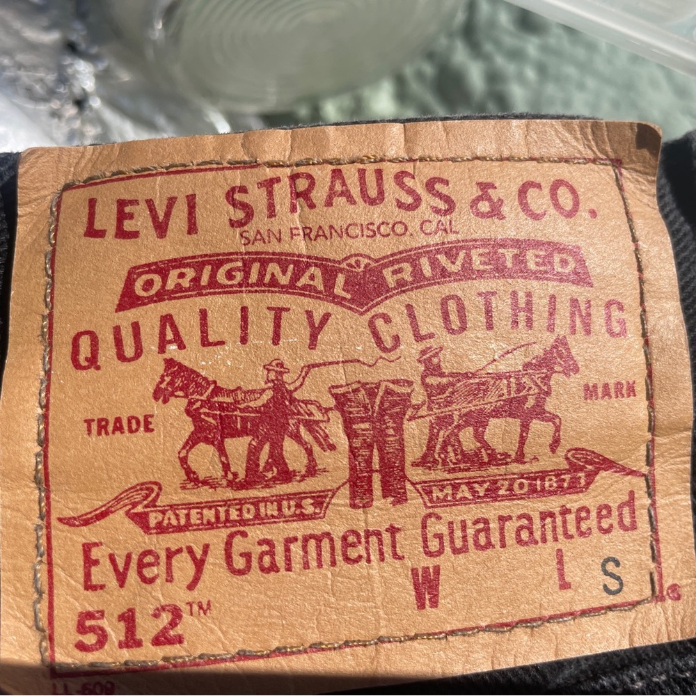 Levi's Dark Denim Slim Fit Jeans youth junior 7